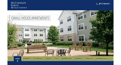 Desktop Screenshot of cahillhouseapts.com