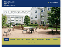 Tablet Screenshot of cahillhouseapts.com